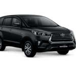 Toyota Innova Reborn hitam untuk layanan sewa mobil Bogor dengan driver profesional dari Efrata Rent Car