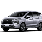 Mitsubishi Xpander putih untuk layanan sewa mobil Bogor dengan driver profesional dari Efrata Rent Car